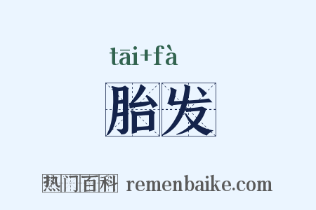 胎发是什么意思的图片